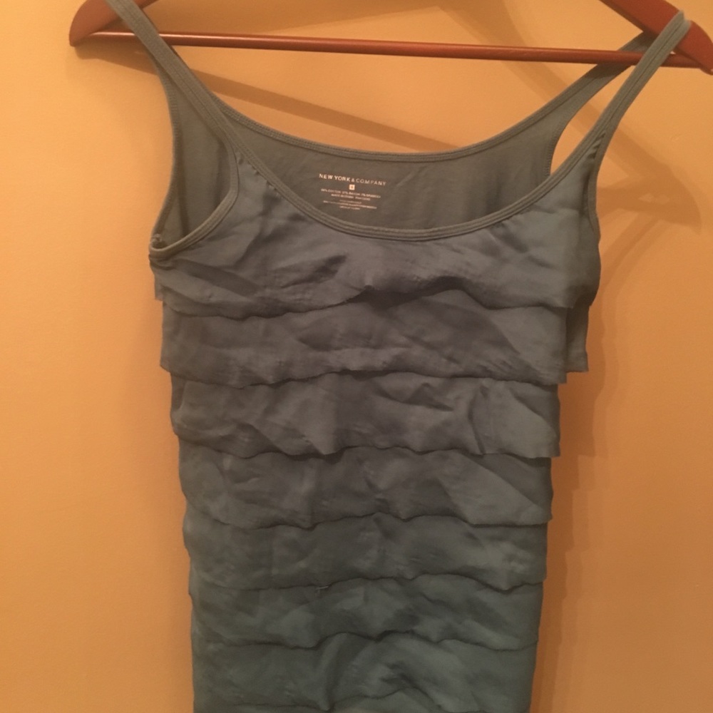 New York & Company Ruffle Tank